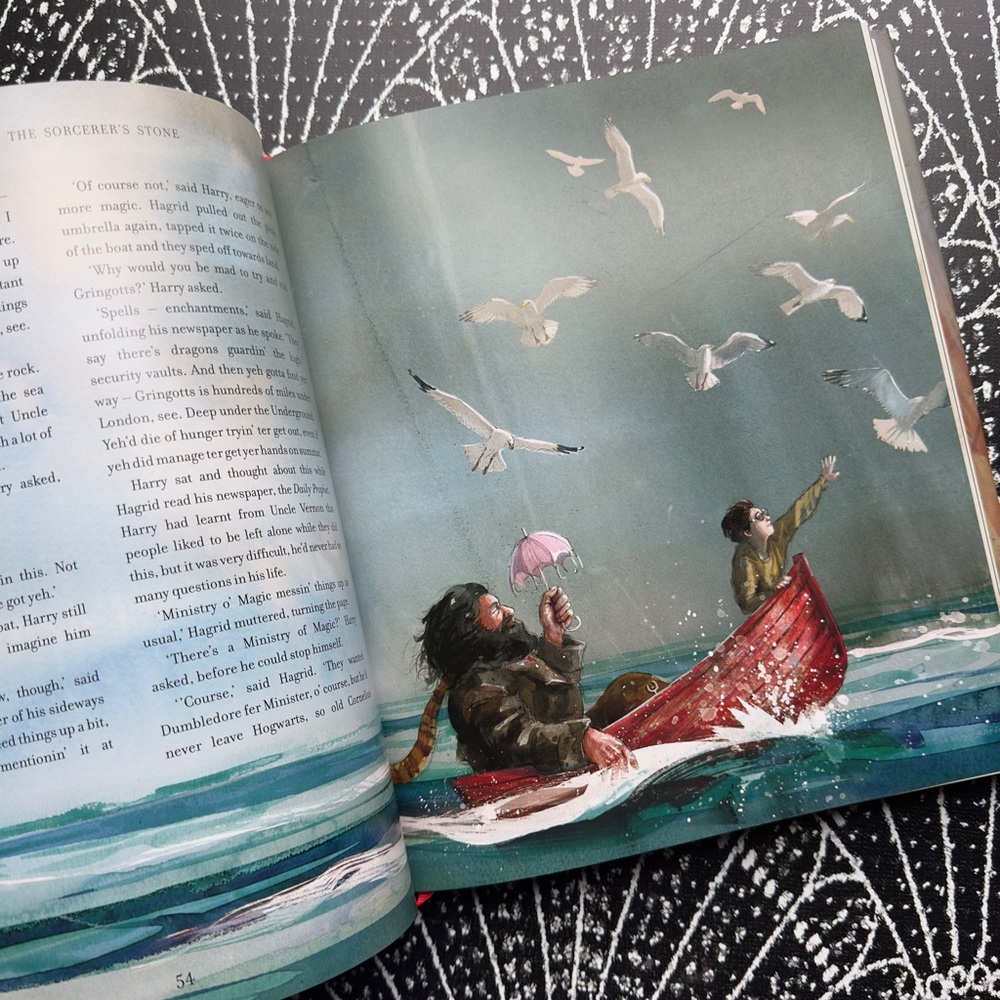 Harry Potter And The Sorcerer's Stone Illustrated Book - Picture 2 of 7